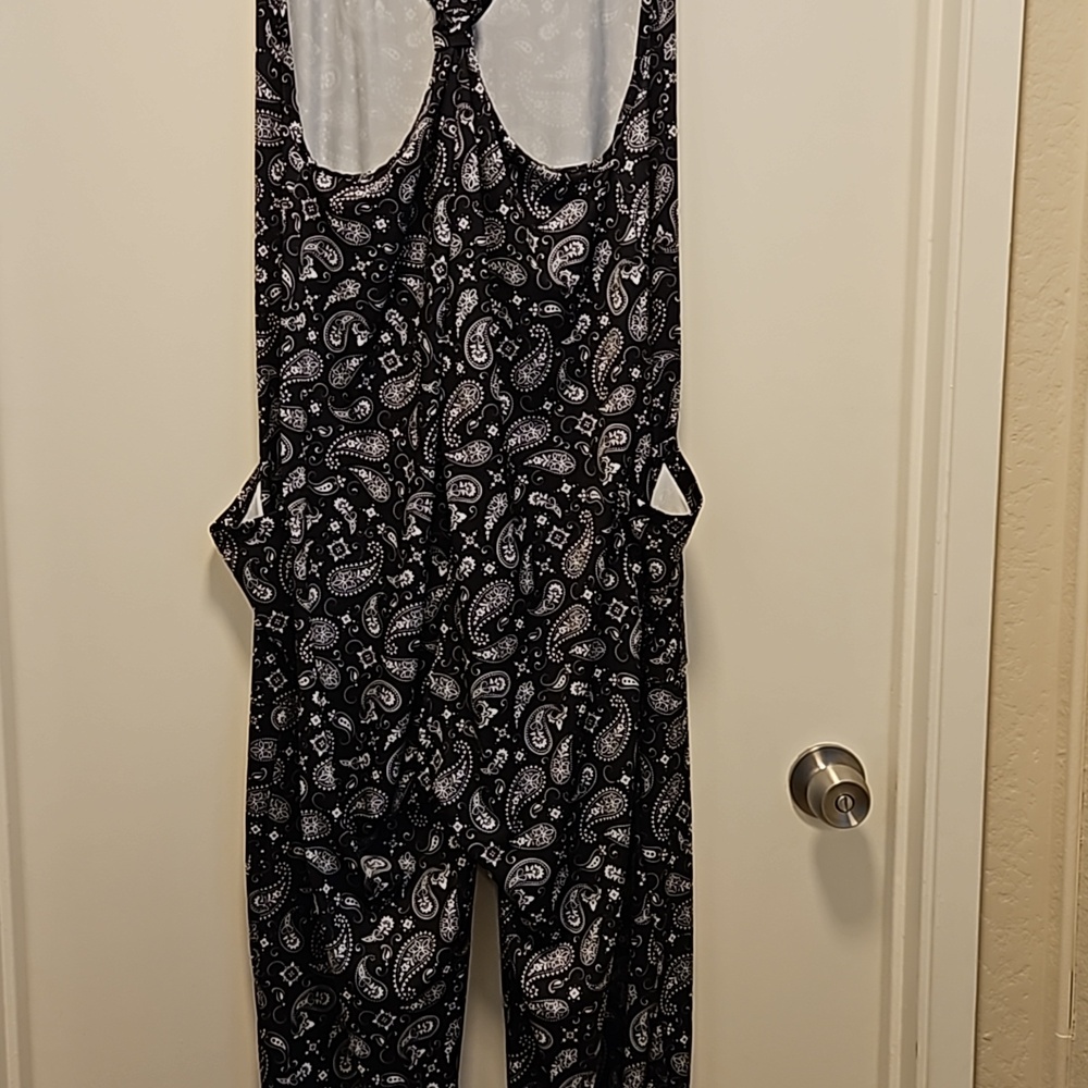 Paisley Racerback Jumpsuit - Picture 7 of 8